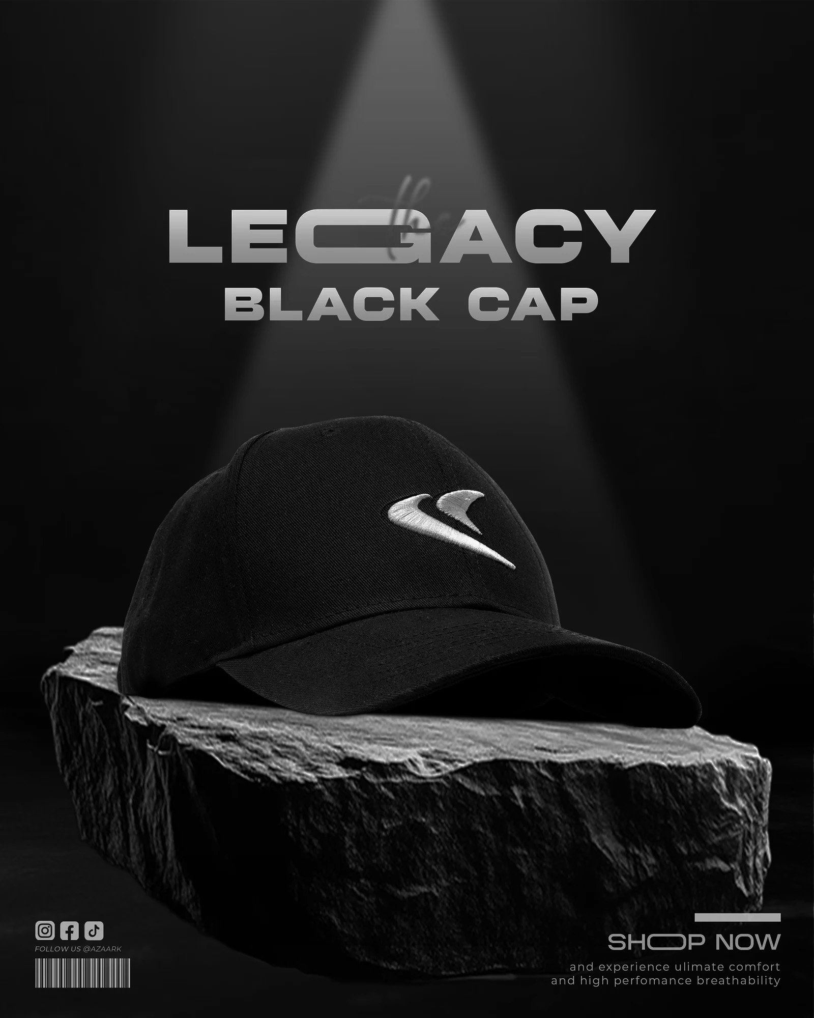 Azaark Legacy Black Cap