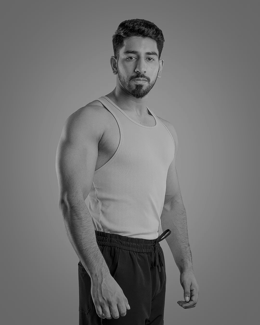 Premium Legacy Silver Ribbed Tank Top