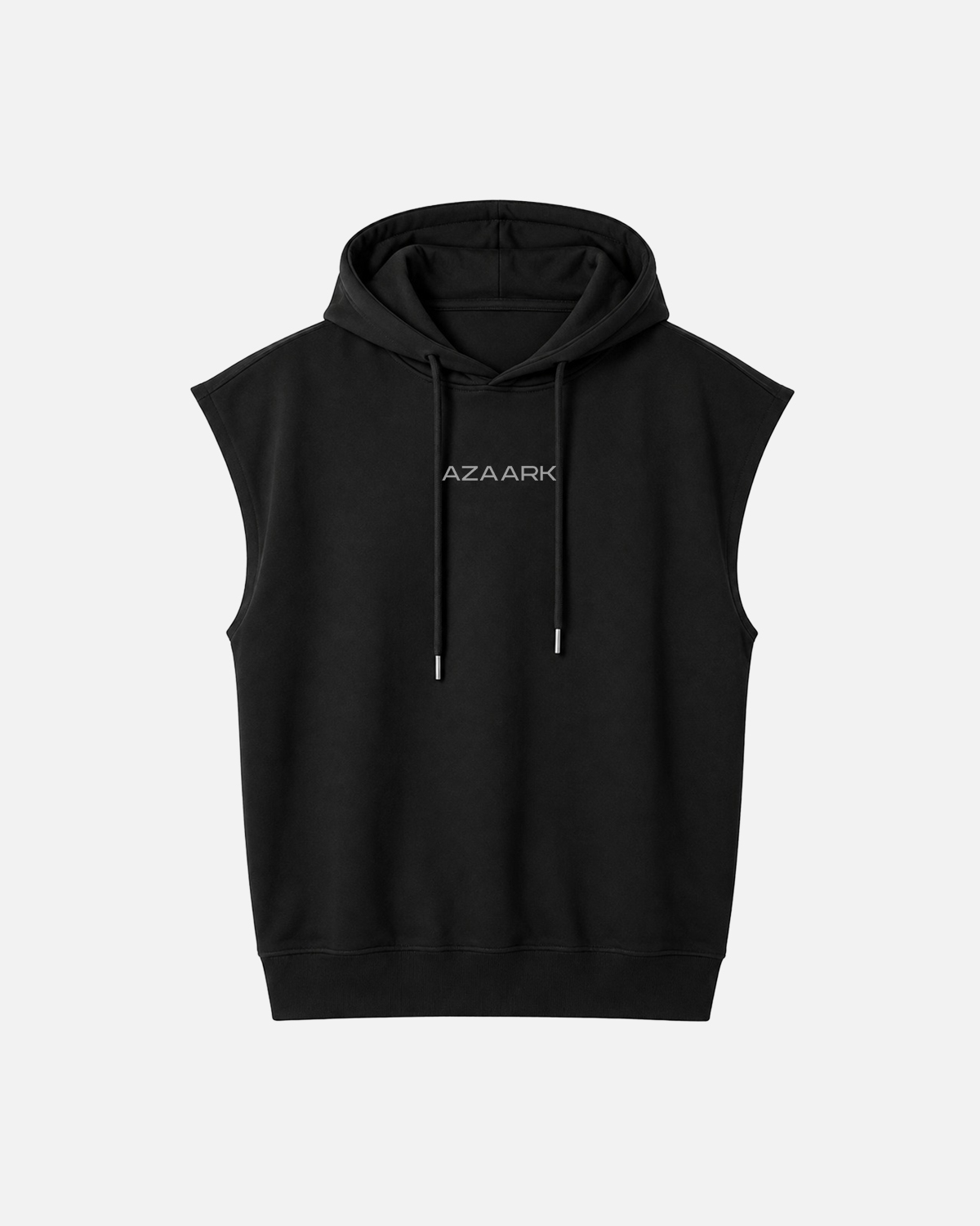 AZAARK CREST SLEEVELESS HOODIE