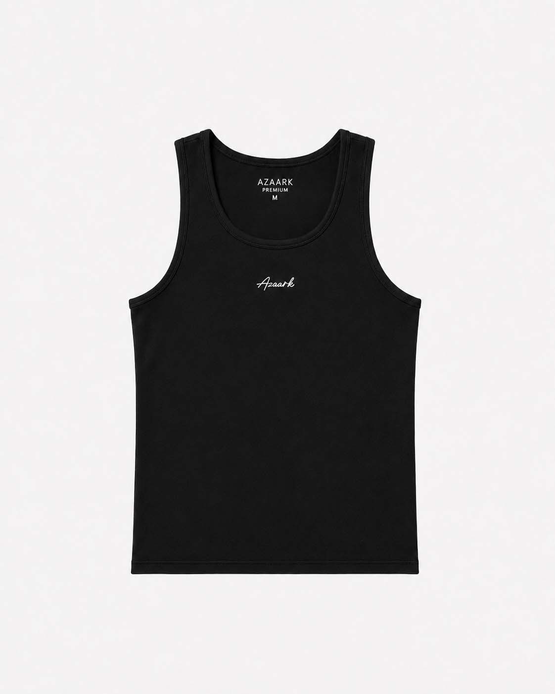 Premium Legacy Black Ribbed Tank Top