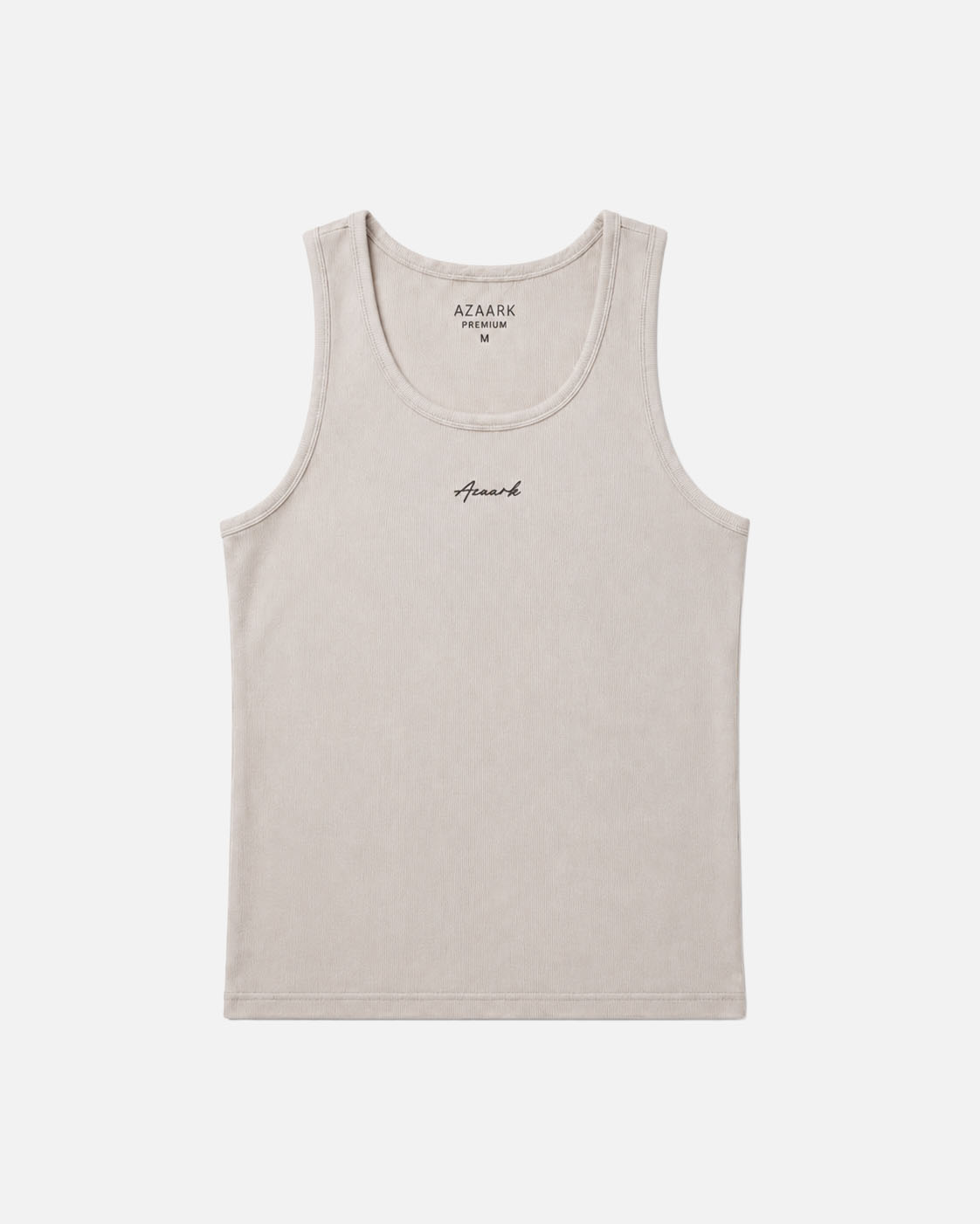 Premium Legacy Stone Beige Ribbed Tank Top