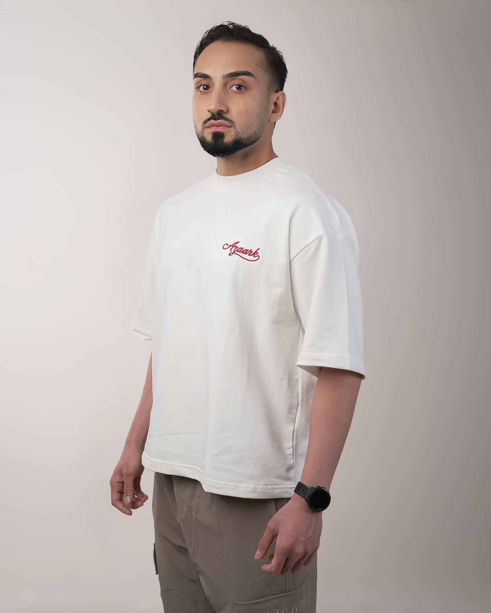 Azaark Oversized Tee – Off White