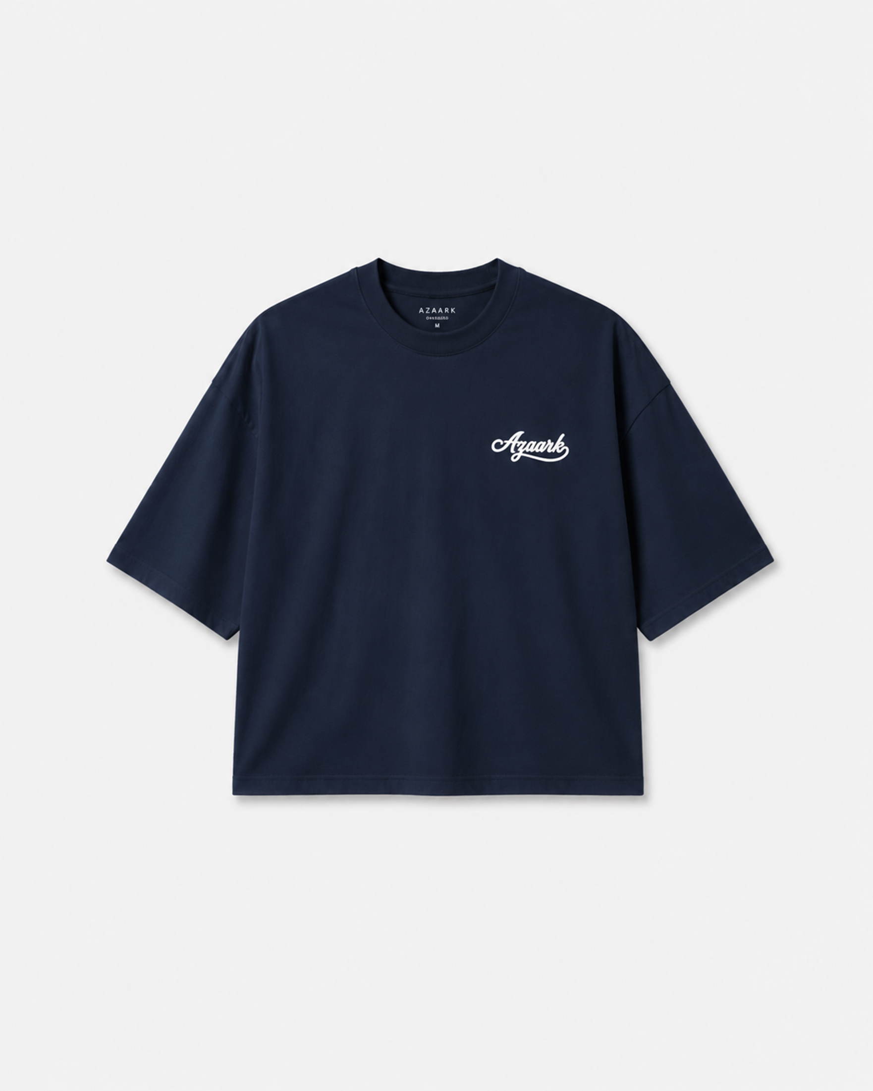 Azaark Oversized Tee – Navy Blue